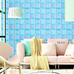 Stereoscopic Background Highly Deep Embossed Wallpaper