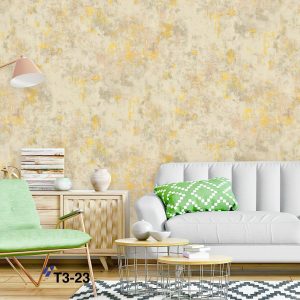 Metallic Rustic Pattern Premium Quality Deep Embossed Wallpaper
