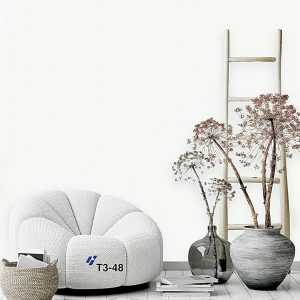 White Linen Textured Premium Quality Deep Embossed Wallpaper