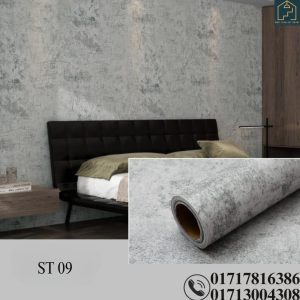 This is self adhesive sticker for furniture, Wall, Kitchen countertop Surface, Kitchen furniture. It is highly Polyvinyl Materials which waterproof, washable, heatproof. Its various color, marble pattern, wooden grain. available size(L-10feet,width-2 feet)