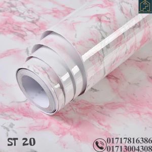 This is self adhesive sticker for furniture, Wall, Kitchen countertop Surface, Kitchen furniture. It is highly Polyvinyl Materials which waterproof, washable, heatproof. Its various color, marble pattern, wooden grain. available size(L-10feet,width-2 feet)