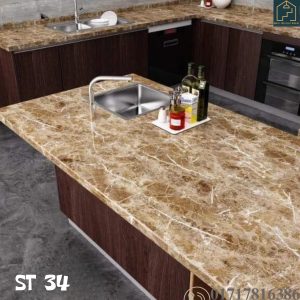 This is self adhesive sticker for furniture, Wall, Kitchen countertop Surface, Kitchen furniture. It is highly Polyvinyl Materials which waterproof, washable, heatproof. Its various color, marble pattern, wooden grain. available size(L-10feet,width-2 feet)