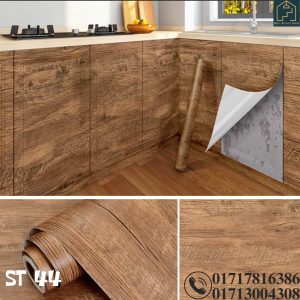 This is self adhesive sticker for furniture, Wall, Kitchen countertop Surface, Kitchen furniture. It is highly Polyvinyl Materials which waterproof, washable, heatproof. Its various color, marble pattern, wooden grain. available size(L-10feet,width-2 feet)