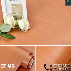 This is self adhesive sticker for furniture, Wall, Kitchen countertop Surface, Kitchen furniture. It is highly Polyvinyl Materials which waterproof, washable, heatproof. Its various color, marble pattern, wooden grain. available size(L-10feet,width-2 feet)