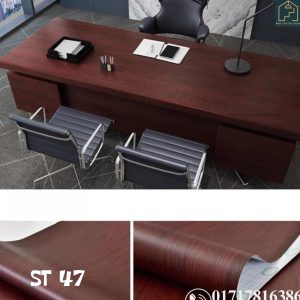 This is self adhesive sticker for furniture, Wall, Kitchen countertop Surface, Kitchen furniture. It is highly Polyvinyl Materials which waterproof, washable, heatproof. Its various color, marble pattern, wooden grain. available size(L-10feet,width-2 feet)