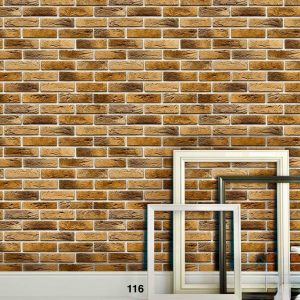 3D Bricks Pattern Deep Embossed Premium Quality Wallpaper
