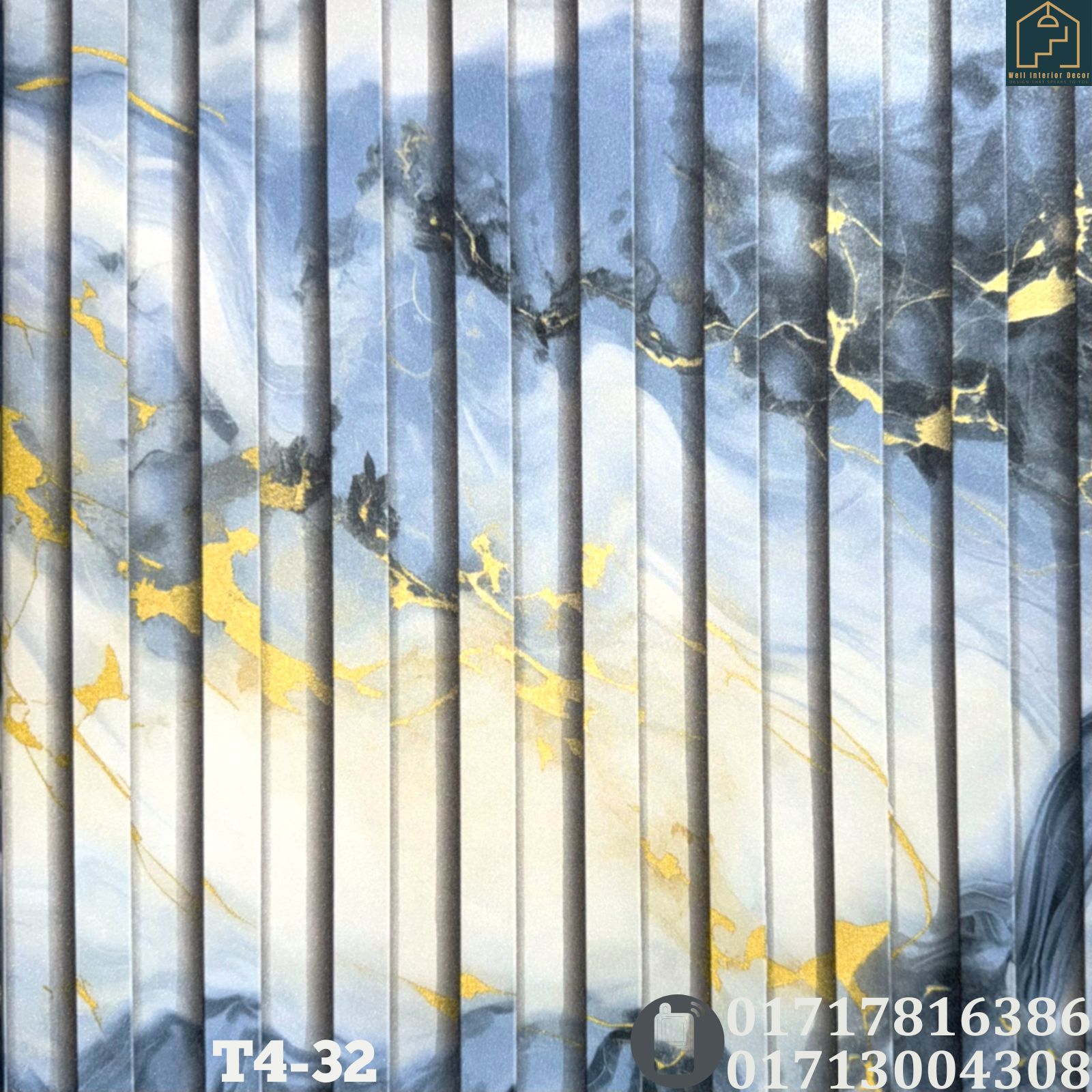 Wall Panel With Marble Pattern Deep Embossed Premium Quality Wallpaper - Image 7