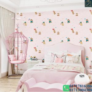 Kids Design Deep Embossed Premium Quality Wallpaper