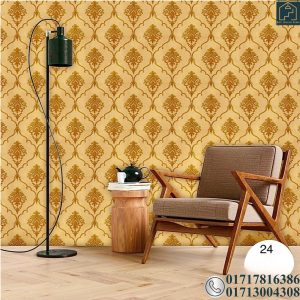 Classical Victorian Floral Deep Embossed Premium Quality Wallpaper