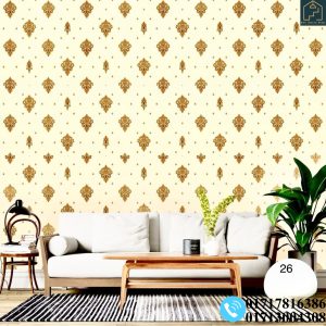Victorian Style Deep Embossed Premium Quality Wallpaper